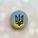 Держатель для смартфона / планшета попсокет Popsocket Серый :: Тризуб. Пламя (принт 257) - изображение 1