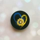 Держатель для смартфона / планшета попсокет Popsocket Черный :: Сердце. Подсолнух (принт 260) - изображение 1