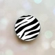 Держатель для смартфона / планшета попсокет Popsocket Серый :: Зебра фон (принт 92) - изображение 1