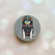 Держатель для смартфона / планшета попсокет Popsocket Серый :: Патрон (принт 4) - изображение 1
