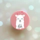Держатель для смартфона / планшета попсокет Popsocket Розовый :: Лама (принт 94) - изображение 1