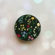 Держатель для смартфона / планшета попсокет Popsocket Черный :: Цветочный фон (принт 269) - изображение 1