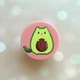 Держатель для смартфона / планшета попсокет Popsocket Розовый :: Котик Авокадо (принт 306) - изображение 1