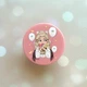 Держатель для смартфона / планшета попсокет Popsocket Розовый :: Украинка со сладостями (принт 175) - изображение 1