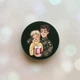 Тримач для смартфона / планшета попсокет Popsocket Чорний :: Подарунок Перемога (принт 178) - зображення 1
