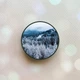 Держатель для смартфона / планшета попсокет Popsocket Черный :: Зимние горы (принт 164) - изображение 1