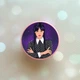 Держатель для смартфона / планшета попсокет Popsocket Розовый :: Девушка с косичками. Венздей (принт 208) - изображение 1