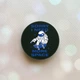 Держатель для смартфона / планшета попсокет Popsocket Черный :: Космонавт на скейте (принт 248) - изображение 1