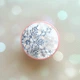 Держатель для смартфона / планшета попсокет Popsocket Розовый :: Снежинка (принт 166) - изображение 1