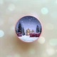 Держатель для смартфона / планшета попсокет Popsocket Розовый :: Зимний вечер (принт 165) - изображение 1