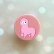 Держатель для смартфона / планшета попсокет Popsocket Розовый :: Лама розовая (принт 100) - изображение 1