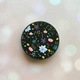 Держатель для смартфона / планшета попсокет Popsocket Черный :: Цветочный фон (принт 267) - изображение 1