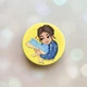 Держатель для смартфона / планшета попсокет Popsocket Желтый :: Моя Украина (принт 2) - изображение 1