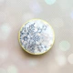 Держатель для смартфона / планшета попсокет Popsocket Желтый :: Снежинка (принт 166) - изображение 1