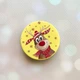 Держатель для смартфона / планшета попсокет Popsocket Желтый :: Зимний олененок (принт 149) - изображение 1
