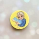 Держатель для смартфона / планшета попсокет Popsocket Желтый :: Моя Украина (принт 24) - изображение 1