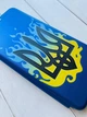 Чехол-книжка с рисунком для Xiaomi Redmi 13C/Poco C65 Синий :: Тризуб Пламя (принт 257) - изображение 3