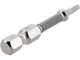 Насадка викруткова TORX T8 х 50 мм. HEX 1/4", покрита нікелем, 2 шт. YATO (YT-78030) - зображення 3