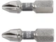 Насадка отверточная PH2 х 25мм. HEX 1/4", покрытая никелем, 2шт. YATO (YT-78001) - изображение 1