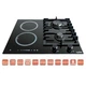 Комбинированная варочная поверхность ventolux hg622 b9g cs i (bk) - изображение 2