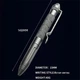 Тактическая ручка с стеклобоем из авиационного алюминия черная Military pen - изображение 1