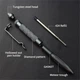 Тактическая ручка с стеклобоем из авиационного алюминия черная Military pen - изображение 2