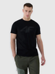 T-shirt męski bawełniany 4F 4FWMM00TTSHM2257-20S L Czarny (5905700343646) - obraz 1