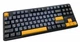 Механічна бездротова (Bluetooth + 2,4G) клавіатура з HOT SWAP AULA F87Pro RGB Gray wood switch V3 УКР/АНГЛ BLACK/YELLOW (F87BY) - изображение 1