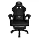 Кресло геймерское Dunmoon 24243 с подставкой для ног Black - изображение 1