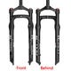 Вилка для фэтбайка Bolany 26х4.0" 120мм Disc 1-1/8" усиленная для fatbike Черная - изображение 14