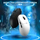 Игровая Мышь AJAZZ AJ159 APEX White 2.4G/Bluetooth/Кабель Магнитная Зарядная Док-Станция С Экранчиком, PAW3950, 42K DPI, 56g. - изображение 3