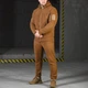 Флисовый спортивный костюм 7.62 Tactical кофта с капюшоном + штаны койот размер S - изображение 8