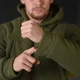 Флисовый спортивный костюм 7.62 Tactical кофта с капюшоном + штаны олива размер L - изображение 6