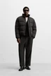 Дута куртка Zara Boxy Fit L чорний 0155/312/800 - изображение 5