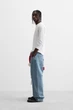 Джинси вільного крою Zara Baggy Fit 31 синій 6045/300/427 - изображение 4