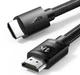 Кабель UGREEN HD119 4K HDMI Cable Male to Male Braided 5m Black (40103) - изображение 1