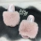 Шлепанцы женские Fashion меховые розовые 37р (23,3 см) 2764_3 - изображение 2