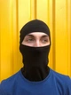 Тактична балаклава тонка трикотажна військова весна-осінь чорна - зображення 1