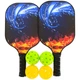 Набір для піклболу SP-Sport Pickleball 8729 2 ракетки + 4 м'ячі з чохлом - зображення 2