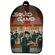 Рюкзак школьный Игра в кальмара (School Gear bag Squid Game 05) черный, 39 х 27 х 14 см - изображение 1