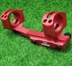Моноблок Warne Skeleton Mount Gen2 red 30 мм Weaver Offset Ultra High - изображение 5