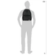Рюкзак тканевый 17 л светоотражающий Bagland Stylish M 1118420666 Черный (2011184206667) - изображение 7