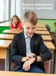 Детские смарт часы с GPS и прослушкой / умные часы для детей с сим картой / детские часы на руку с видеозвонком LT38-1 PRO DobraMAMA Черный 72148 - изображение 2
