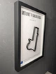 Объемная Рамка с 3D Трассой Mount Panorama Circuit (Mount Panorama/Wahluu) / Bathurst, New South Wales, Australia / Маунт Панорама в Масштабе 1:40 000 Black Matte / Frame 32x23x3 - изображение 7
