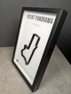 Объемная Рамка с 3D Трассой Mount Panorama Circuit (Mount Panorama/Wahluu) / Bathurst, New South Wales, Australia / Маунт Панорама в Масштабе 1:40 000 Black Matte / Frame 32x23x3 - изображение 11