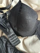 Комплект бюстгальтер спейсер с трусиками слип 8286 Weiyesi черный 85C - изображение 5