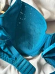 Комплект бюстгальтер спейсер с трусиками слип 8286C Weiyesi морская волна 90C - изображение 3