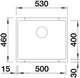 Кухонна мийка граніт BLANCO 527794 Subline 500-U - зображення 2