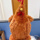 Мягкая игрушка курица Jeycat Hen мультяшная кукла-петух, 23 см, Velice - изображение 4