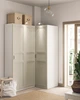 Шафа кутова PAX/FLISBERGET IKEA 992.213.71 білий/світло-бежевий 161/88х201 - изображение 3